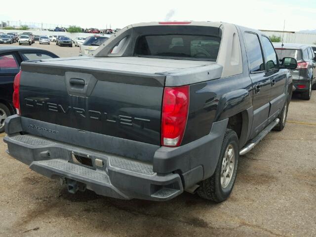 3GNEC13TX3G151993 - 2003 CHEVROLET AVALANCHE BLACK photo 4