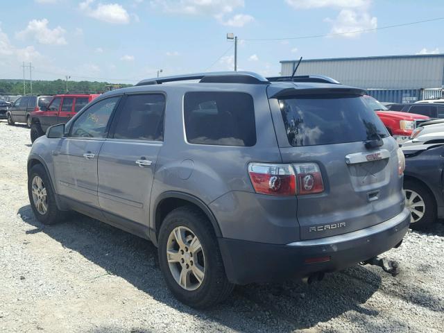 1GKEV33757J140488 - 2007 GMC ACADIA SLT ნაცრისფერი ფოტო 3