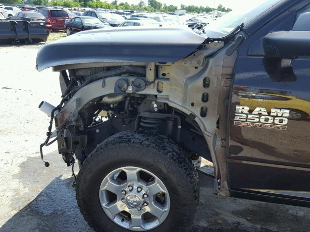3C6UR5DL9HG628291 - 2017 RAM 2500 SLT BROWN photo 9