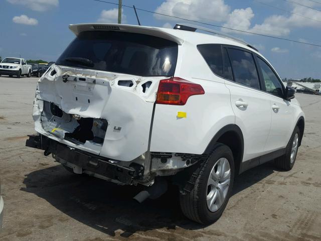 JTMZFREV2FD074424 - 2015 TOYOTA RAV4 LE WHITE photo 4