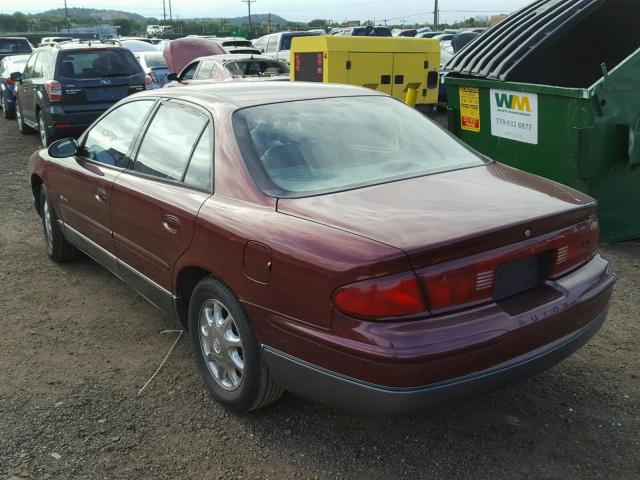 2G4WF5217V1457813 - 1997 BUICK REGAL GS MAROON photo 3