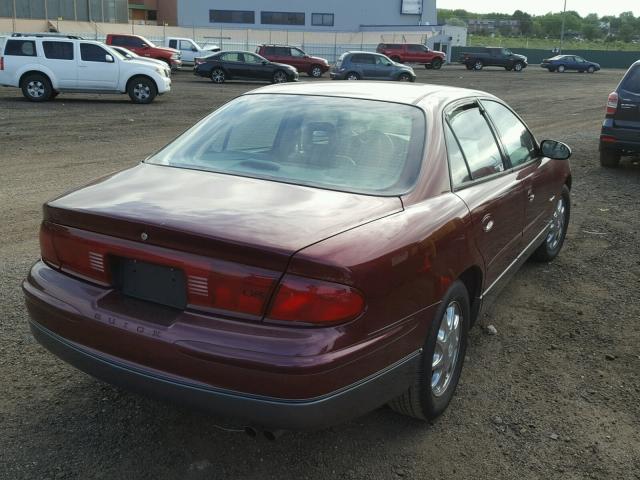 2G4WF5217V1457813 - 1997 BUICK REGAL GS MAROON photo 4