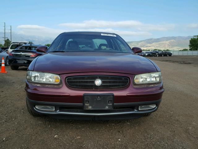 2G4WF5217V1457813 - 1997 BUICK REGAL GS MAROON photo 9