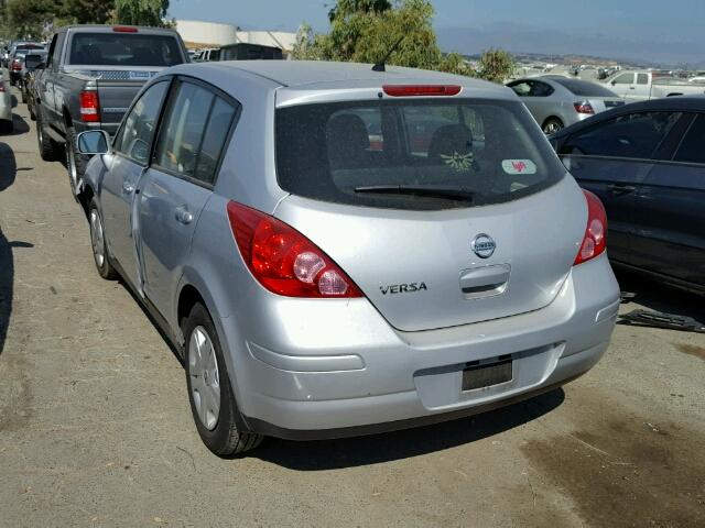 3N1BC1CP2BL368946 - 2011 NISSAN VERSA S SILVER photo 3