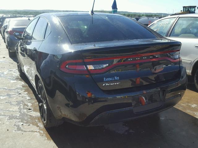 1C3CDFFA5GD818660 - 2016 DODGE DART SXT S BLACK photo 3