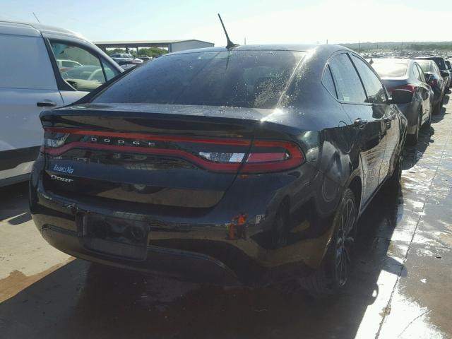 1C3CDFFA5GD818660 - 2016 DODGE DART SXT S BLACK photo 4