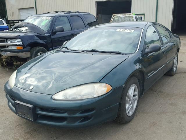 2B3HD46R5WH111539 - 1998 DODGE INTREPID GREEN photo 2