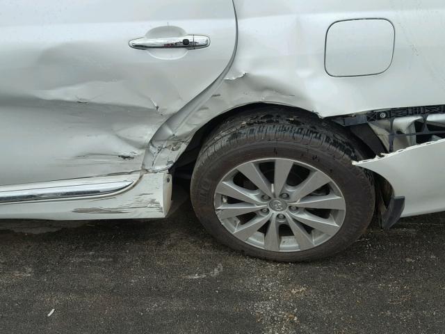 4T1BK3DB4CU469133 - 2012 TOYOTA AVALON BAS WHITE photo 9