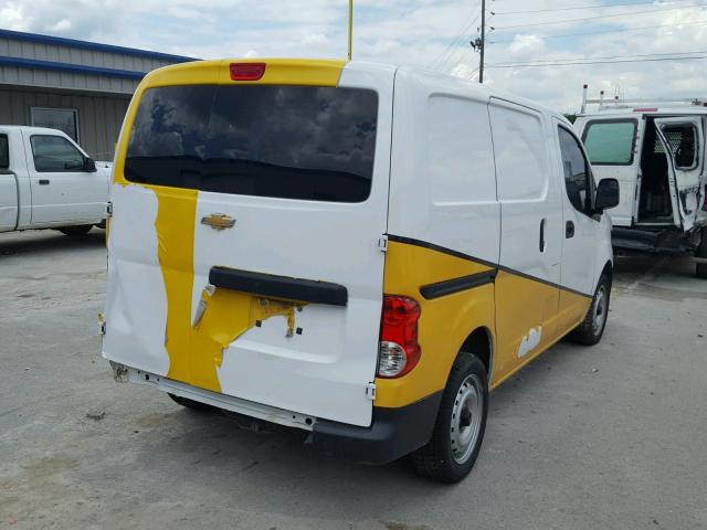 3N63M0YN6FK695276 - 2015 CHEVROLET CITY EXPRE TWO TONE photo 4