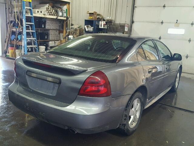 2G2WP552781104566 - 2008 PONTIAC GRAND PRIX GRAY photo 4