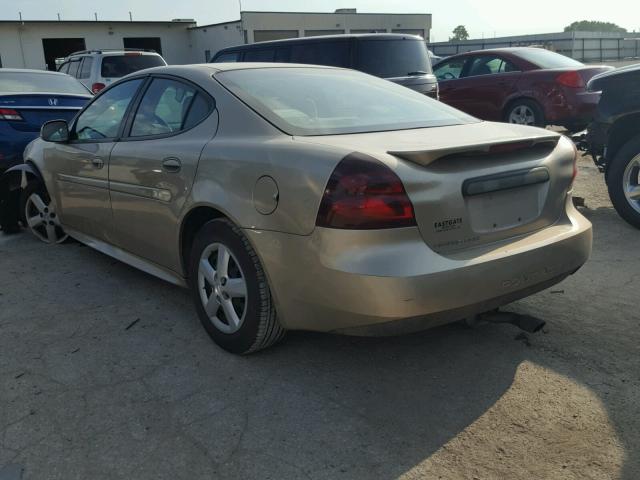 2G2WP522851347397 - 2005 PONTIAC GRAND PRIX TAN photo 3