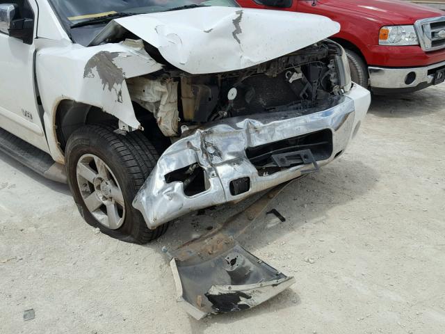 5N1AA08A96N704543 - 2006 NISSAN ARMADA SE WHITE photo 9