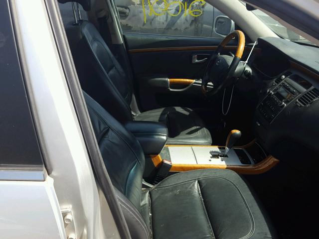 KMHFC46F57A188602 - 2007 HYUNDAI AZERA SE SILVER photo 5