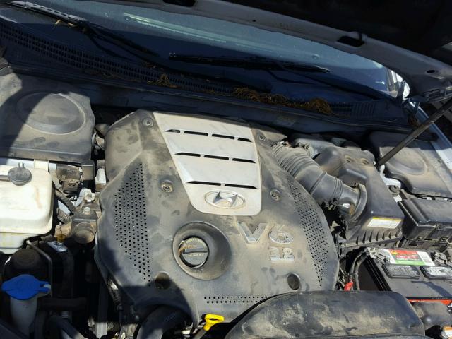 KMHFC46F57A188602 - 2007 HYUNDAI AZERA SE SILVER photo 7