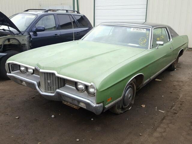 1P62Y120883 - 1976 FORD LTD GREEN photo 2