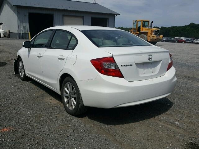 2HGFB2F97CH554675 - 2012 HONDA CIVIC EXL 白色 照片 3