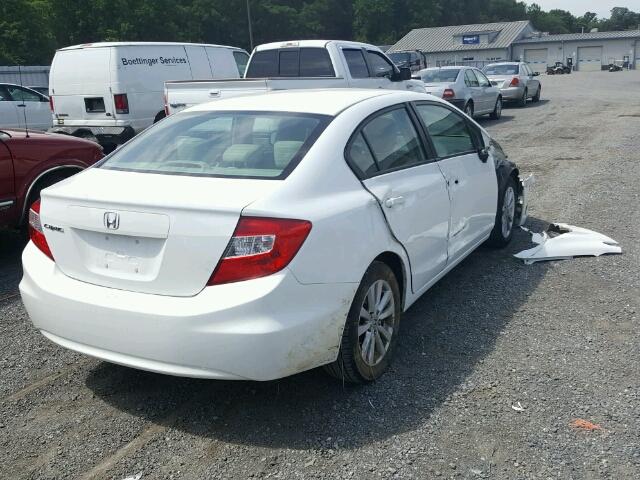 2HGFB2F97CH554675 - 2012 HONDA CIVIC EXL 白色 照片 4