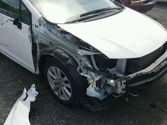 2HGFB2F97CH554675 - 2012 HONDA CIVIC EXL 白色 照片 9