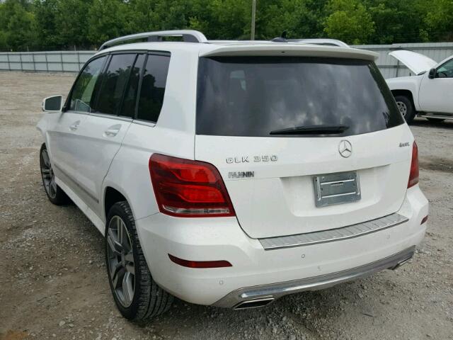 WDCGG8JB5EG336440 - 2014 MERCEDES-BENZ GLK 350 4M WHITE photo 3