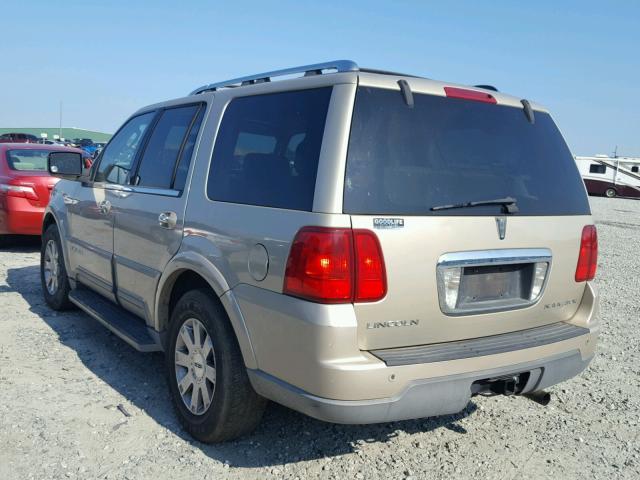 5LMFU27R74LJ15545 - 2004 LINCOLN NAVIGATOR ოქროსფერი ფოტო 3
