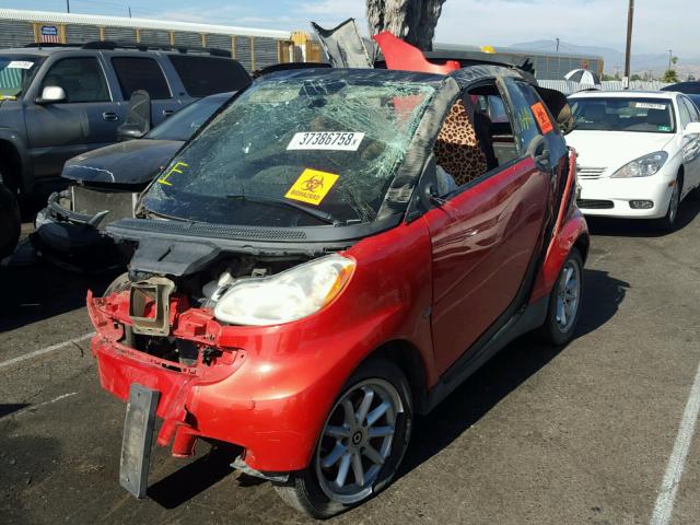 WMEEK31X08K206448 - 2008 SMART FORTWO PAS 橙色 照片 2