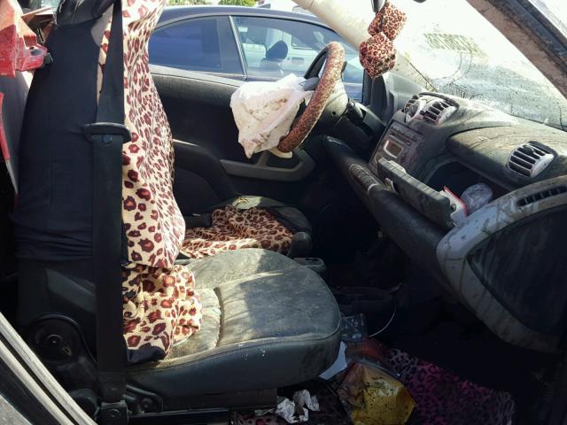 WMEEK31X08K206448 - 2008 SMART FORTWO PAS 橙色 照片 5