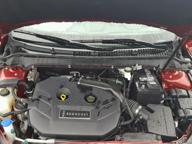 3LN6L5E94HR638040 - 2017 LINCOLN MKZ RESERV RED photo 7