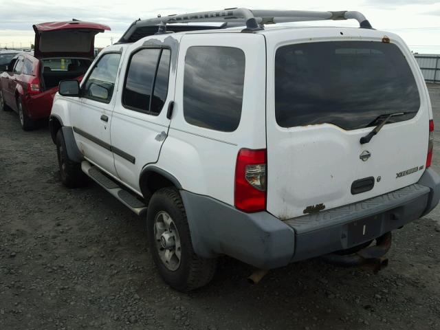 5N1ED28Y3YC500613 - 2000 NISSAN XTERRA WHITE photo 3