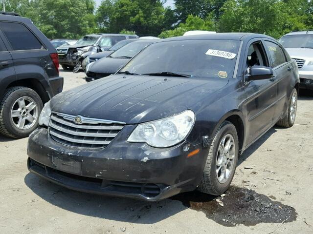 1C3LC46K67N514196 - 2007 CHRYSLER SEBRING BLACK photo 2