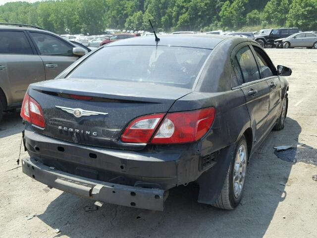 1C3LC46K67N514196 - 2007 CHRYSLER SEBRING BLACK photo 4