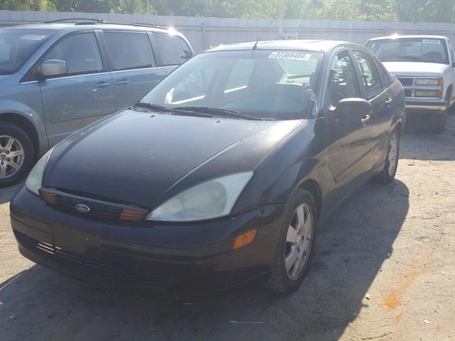 1FAFP38362W206693 - 2002 FORD FOCUS ZTS BLACK photo 2