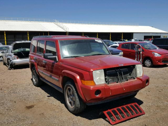 1J8HH48N46C203539 - 2006 JEEP COMMANDER წითელი ფოტო 1