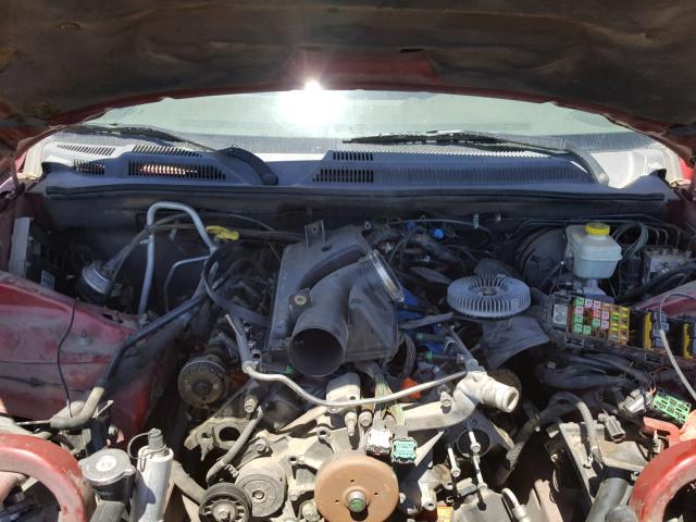 1J8HH48N46C203539 - 2006 JEEP COMMANDER წითელი ფოტო 7