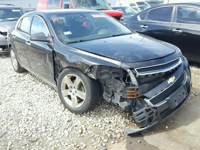 1G1ZC5E02CF175980 - 2012 CHEVROLET MALIBU 1LT BLACK photo 1