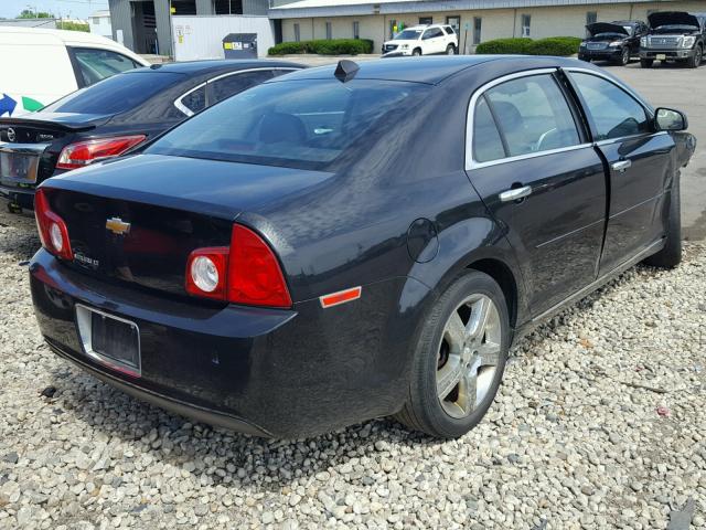 1G1ZC5E02CF175980 - 2012 CHEVROLET MALIBU 1LT BLACK photo 4