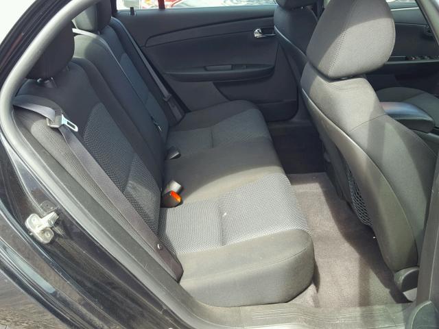 1G1ZC5E02CF175980 - 2012 CHEVROLET MALIBU 1LT BLACK photo 6