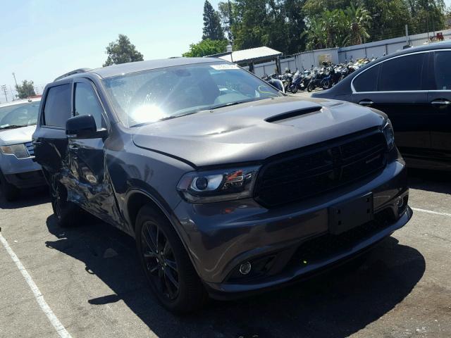 1C4RDHDG6JC222091 - 2018 DODGE DURANGO GT CHARCOAL photo 1