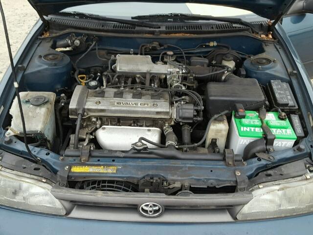 JT2AE09V8R0068038 - 1994 TOYOTA COROLLA BA TURQUOISE photo 7