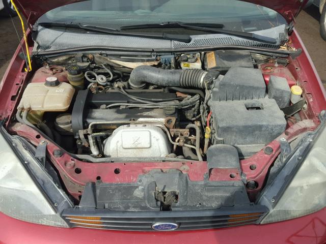 3FAFP31363R184354 - 2003 FORD FOCUS ZX3 RED photo 7