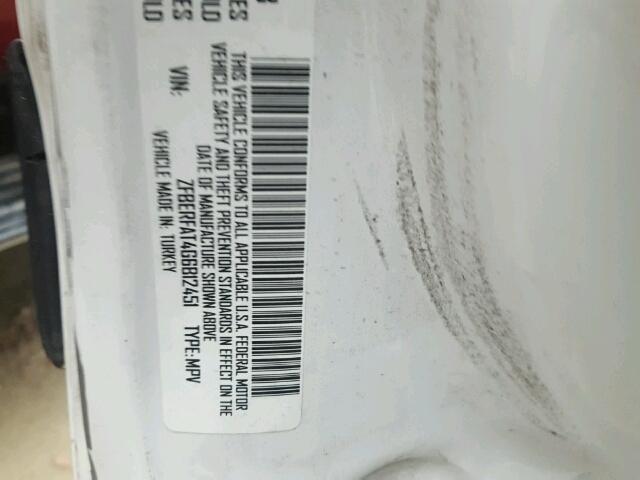 ZFBERFAT4G6B12451 - 2016 RAM PROMASTER 白色 照片 10