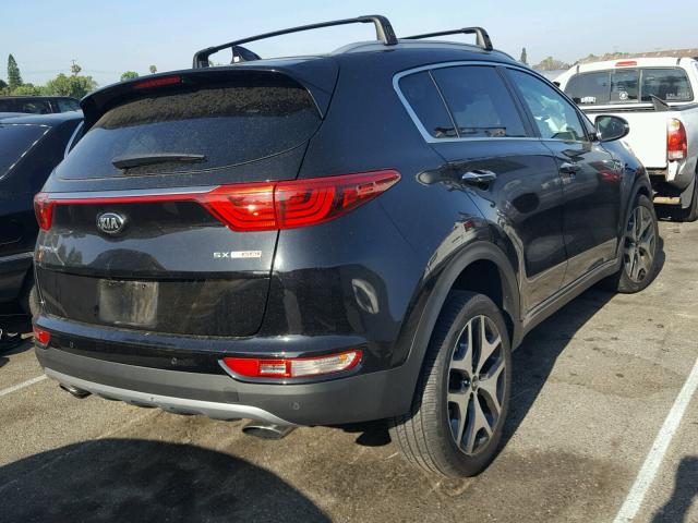 KNDPRCA6XH7240636 - 2017 KIA SPORTAGE S BLACK photo 4