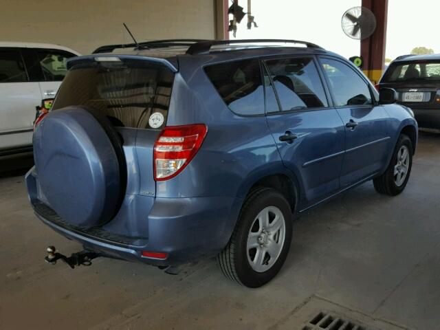 2T3BF4DV0BW084047 - 2011 TOYOTA RAV4 BLUE photo 4