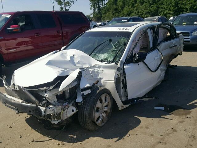 1HGCP26808A112855 - 2008 HONDA ACCORD EXL WHITE photo 2