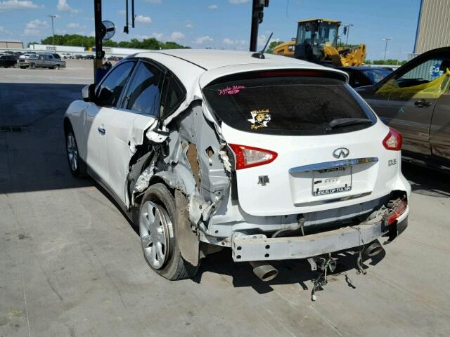 JN1AJ0HR7AM751811 - 2010 INFINITI EX35 BASE WHITE photo 3