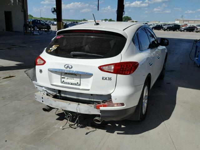 JN1AJ0HR7AM751811 - 2010 INFINITI EX35 BASE WHITE photo 4