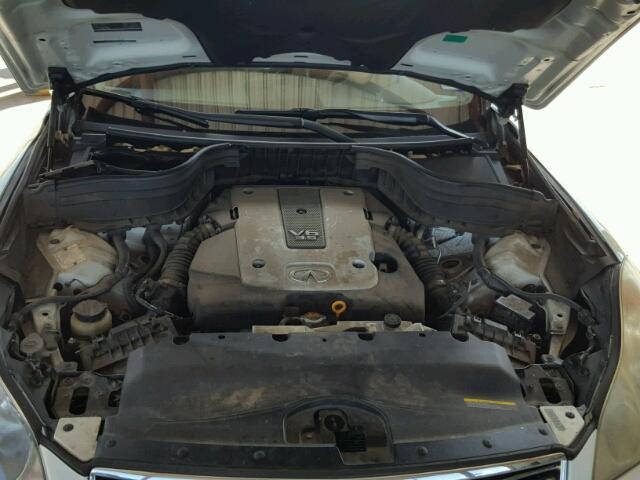 JN1AJ0HR7AM751811 - 2010 INFINITI EX35 BASE WHITE photo 7