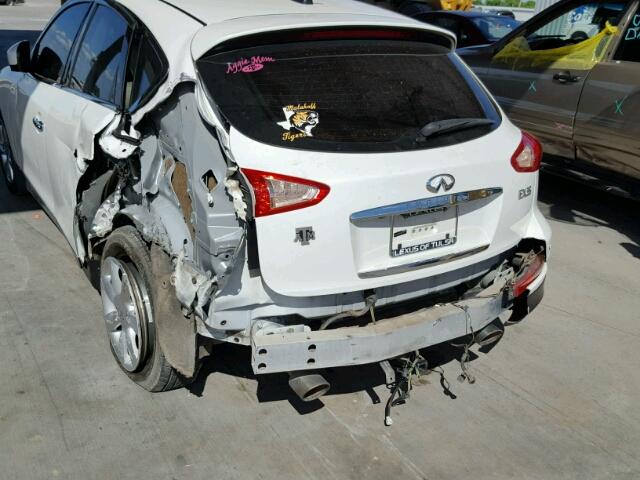 JN1AJ0HR7AM751811 - 2010 INFINITI EX35 BASE WHITE photo 9