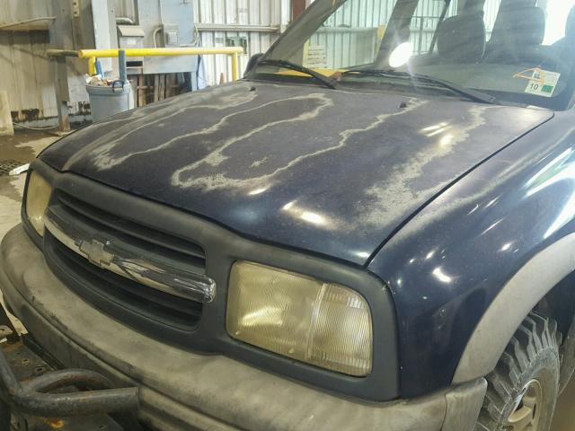 2CNBJ734416934762 - 2001 CHEVROLET TRACKER ZR BLUE photo 9