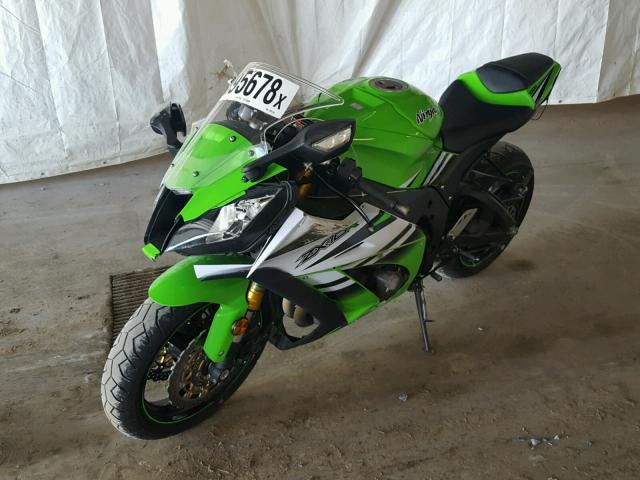 JKAZXCJ1XFA024749 - 2015 KAWASAKI ZX1000 J GREEN photo 2