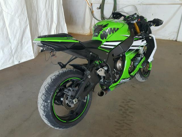 JKAZXCJ1XFA024749 - 2015 KAWASAKI ZX1000 J GREEN photo 4